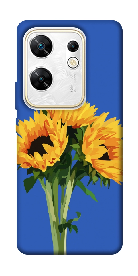 Чехол Bouquet of sunflowers для Infinix Zero 30 4G