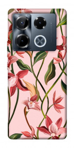 Чехол Floral motifs для Infinix Note 40 Pro 4G