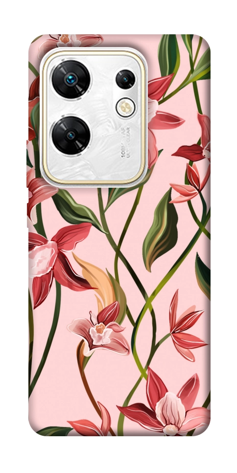 Чехол Floral motifs для Infinix Zero 30 4G