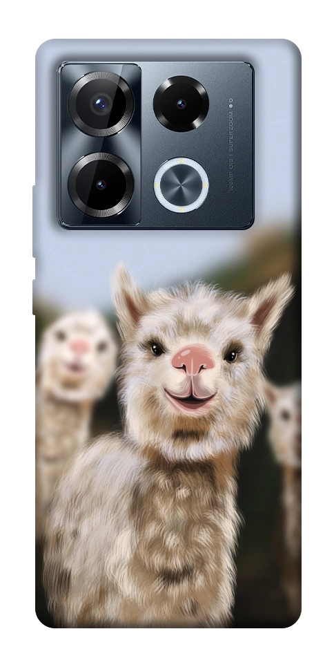 Чохол Funny llamas для Infinix Note 40 Pro 4G