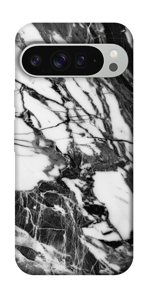 Чехол Calacatta black marble для Google Pixel 9 Pro XL