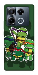 Чехол Green turtles для Infinix Note 40 Pro 4G