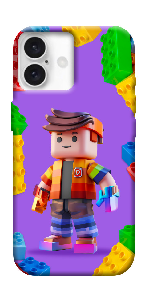 Чехол Colorful constructor для iPhone 16 Plus