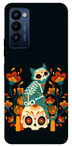 Чохол Bones and Blooms для Tecno Camon 18 P