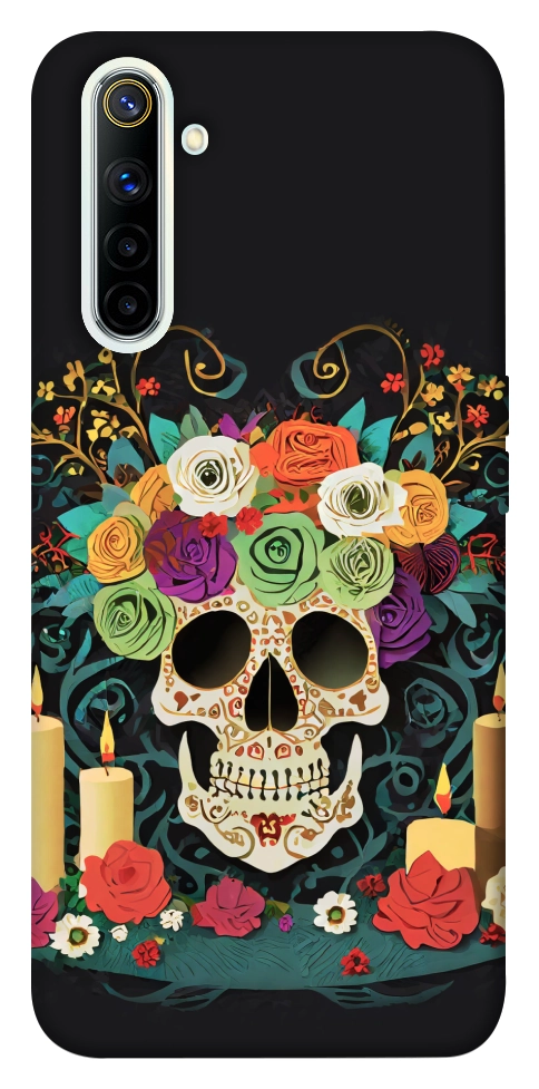 Чехол Skull of celebration для Realme 6