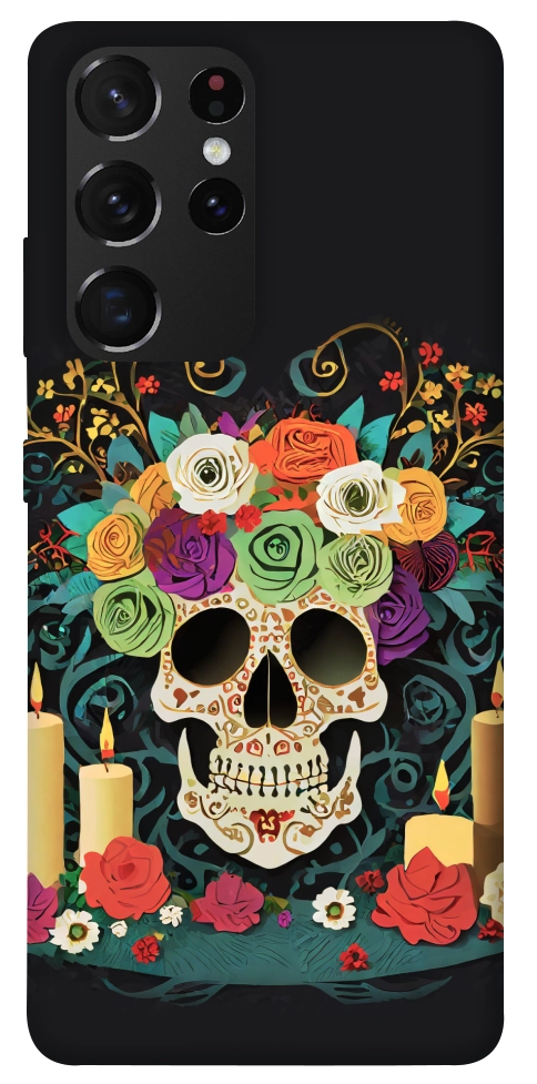 Чехол Skull of celebration для Galaxy S21 Ultra