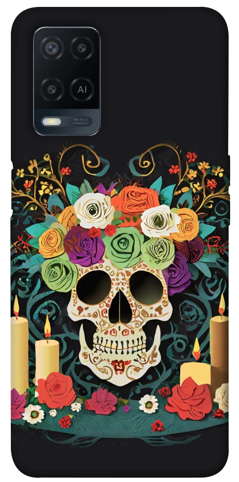 Чехол Skull of celebration для Oppo A54 4G