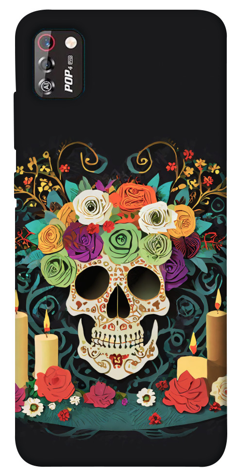 Чехол Skull of celebration для TECNO POP 4 Pro