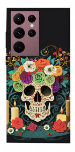 Чехол Skull of celebration для Galaxy S22 Ultra