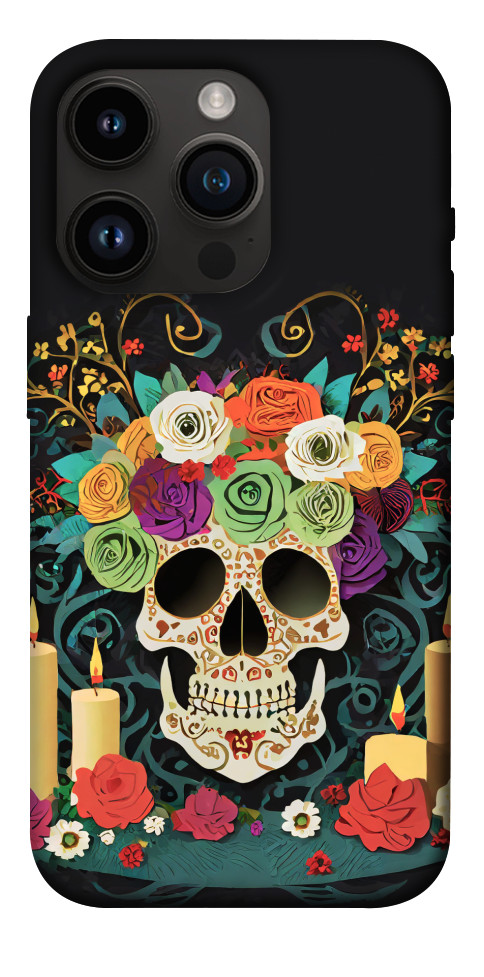 Чехол Skull of celebration для iPhone 14 Pro