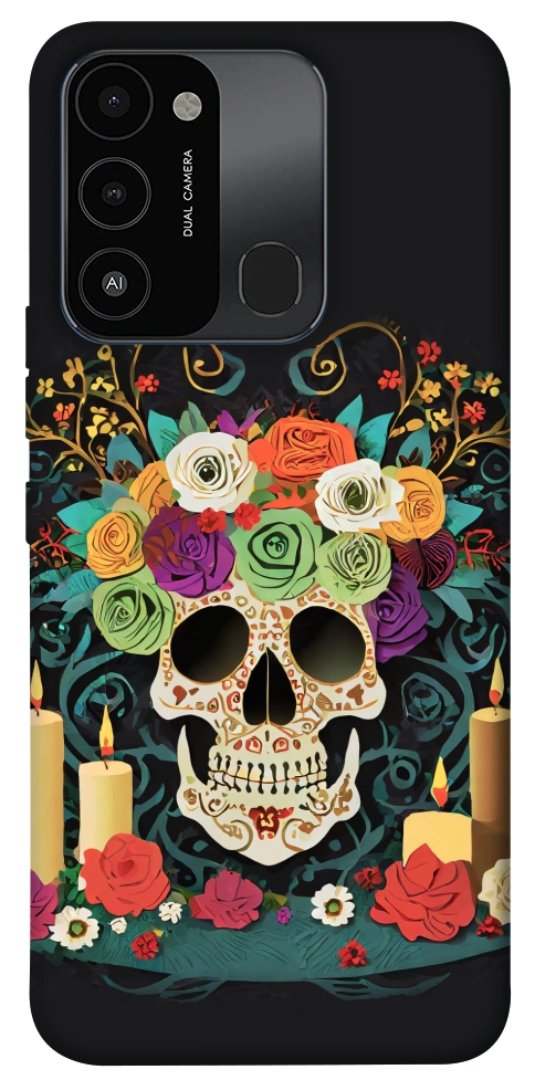 Чехол Skull of celebration для TECNO Spark 8C