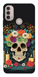 Чохол Skull of celebration для Motorola Moto E40