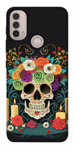 Чехол Skull of celebration для Motorola Moto E40