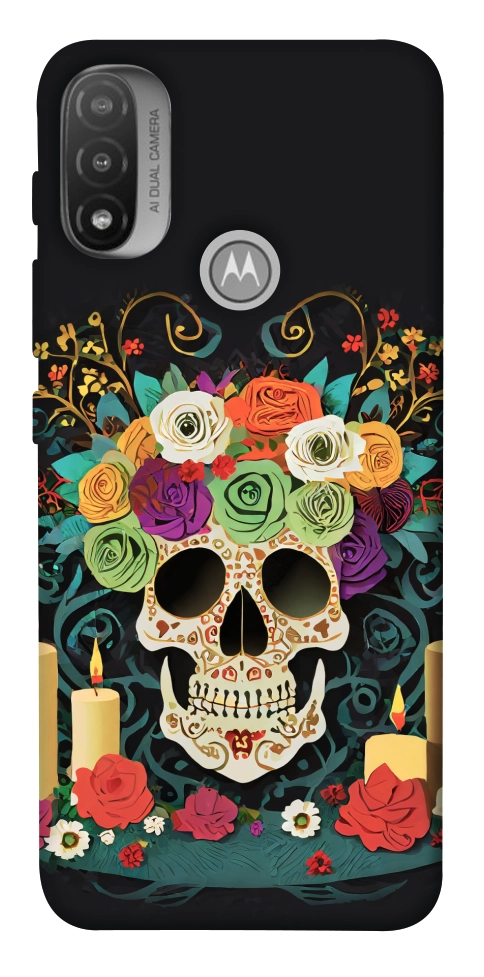 Чехол Skull of celebration для Мotorola Moto E20