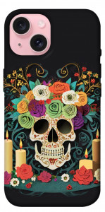 Чехол Skull of celebration для iPhone 15