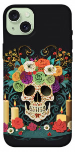 Чехол Skull of celebration для iPhone 15 Plus