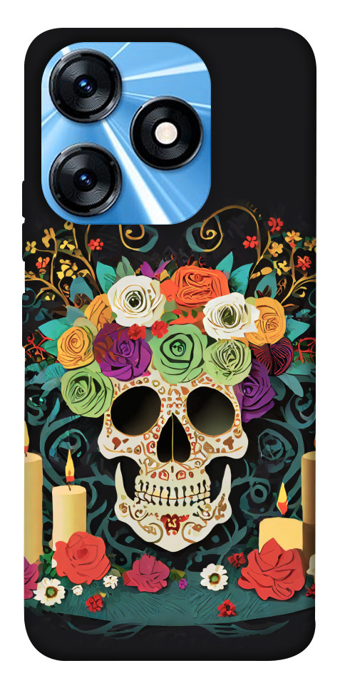 Чехол Skull of celebration для TECNO Spark 10