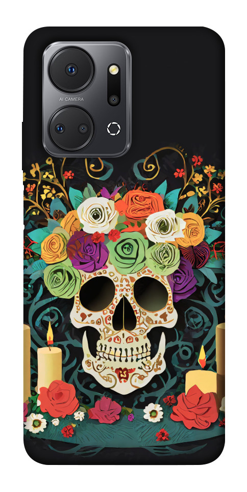 Чехол Skull of celebration для Huawei Honor X7a