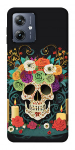 Чехол Skull of celebration для Motorola Moto G54