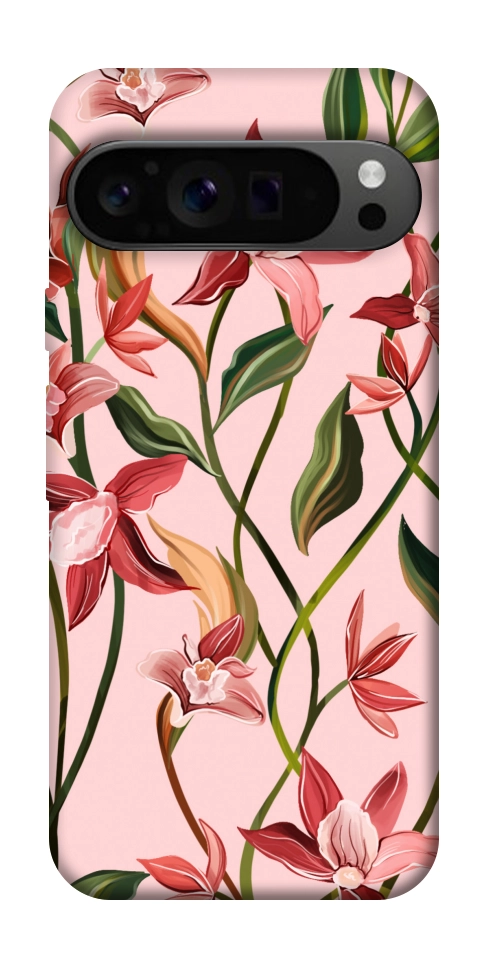 Чехол Floral motifs для Google Pixel 9 Pro