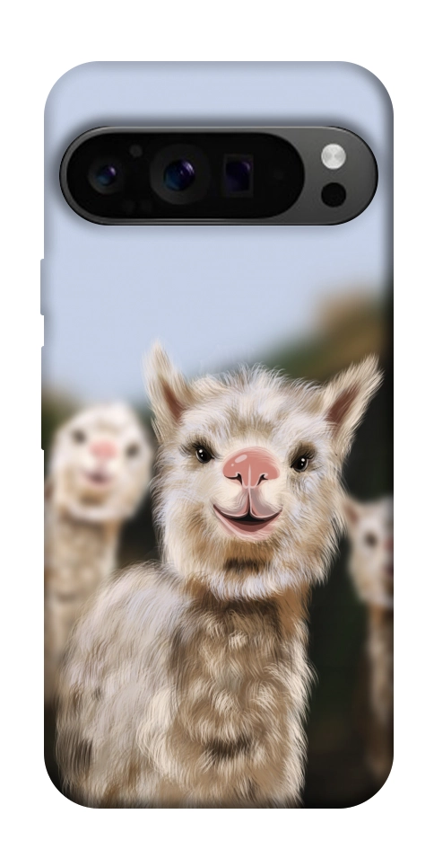 Чехол Funny llamas для Google Pixel 9 Pro