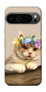 Чохол Cat in flowers для Google Pixel 9 Pro