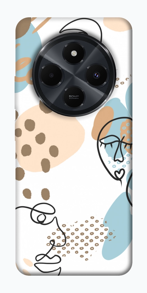 Чохол Face pattern для Xiaomi Redmi 14C