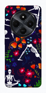 Чехол Yoga skeletons для  Xiaomi Poco C75