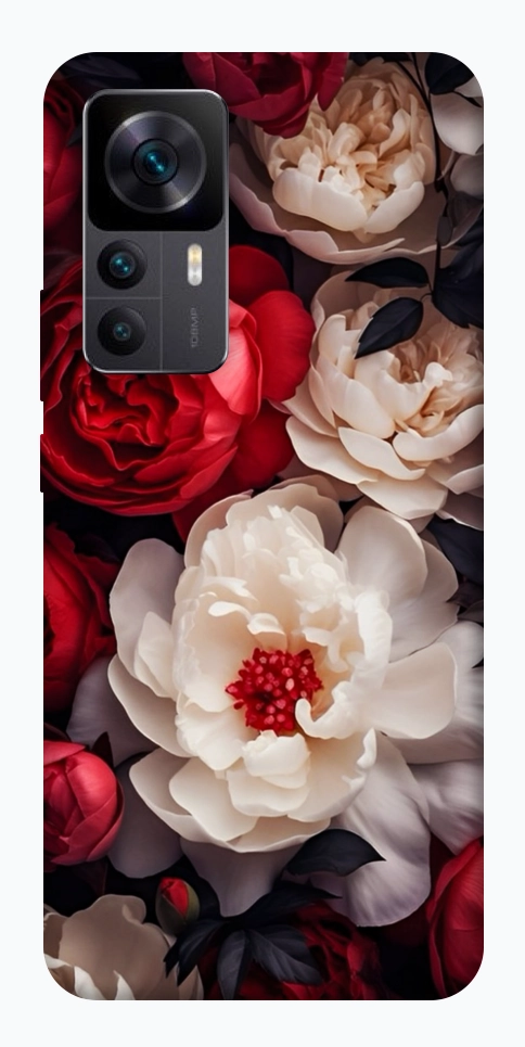 Чохол Velvet roses для Xiaomi Redmi K50 Ultra