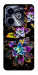 Чохол Flowers on black для TECNO Spark Go 2024