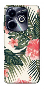 Чехол Tropic flowers для TECNO Spark Go 2024