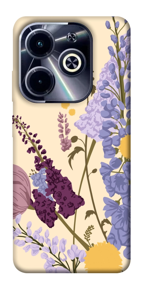 Чехол Flowers art для TECNO Spark 20