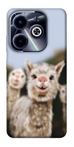 Чехол Funny llamas для TECNO Spark Go 2024