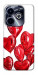 Чохол Heart balloons для TECNO Spark 20