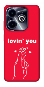 Чехол Loving you для TECNO Spark Go 2024