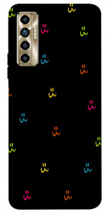 Чохол Colorful smiley для TECNO Camon 17P