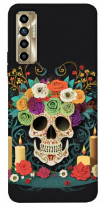 Чохол Skull of celebration для TECNO Camon 17P