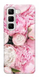 Чохол Pink peonies для Infinix Hot 50 4G