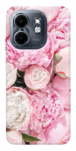 Чохол Pink peonies для Infinix Smart 9 4G