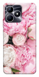 Чехол Pink peonies для Realme Note 50 5G