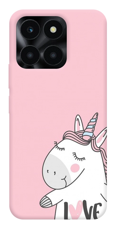 Чехол Unicorn love для Huawei Honor X6a