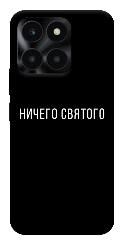 Чехол Ничего святого black для Huawei Honor X6a