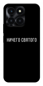 Чехол Ничего святого black для Huawei Honor X6a