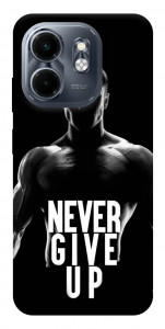 Чехол Never give up для Infinix Smart 9 4G