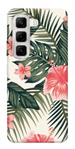 Чехол Tropic flowers для Infinix Hot 50 4G