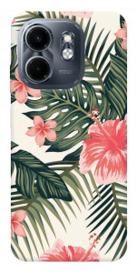 Чехол Tropic flowers для Infinix Smart 9 4G