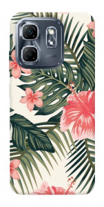 Чехол Tropic flowers для Infinix Hot 50i