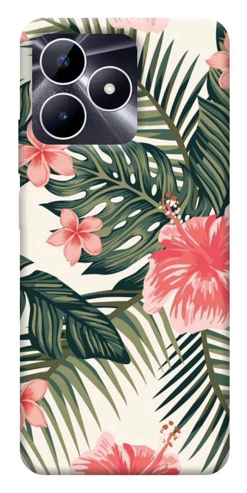 Чехол Tropic flowers для Realme Note 50 5G