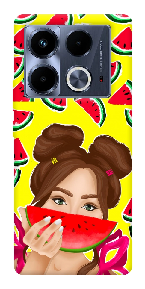 Чехол Watermelon girl для Infinix Note 40 4G