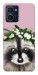 Чехол Raccoon in flowers для HMD Pulse Pro